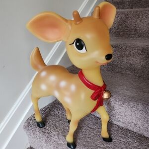 Cracker Barrel Reindeer Blow Mold